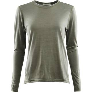 Aclima Women's LightWool 140 Undershirt Long Sleeve Ranger Green, XL