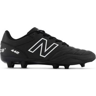 New Balance Børn 442 V2 ACADEMY JNR FG i Sort/Hvid Synthetic, Størrelse 34.5
