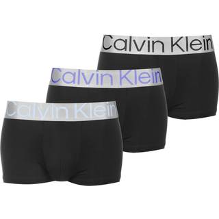 Calvin Klein 3-Pack Reconsidered Steel Micro Trunks - Black