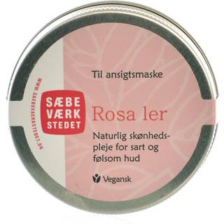 Sæbeværkstedet Ler Rosa Til Ansigtsmaske - 50 g