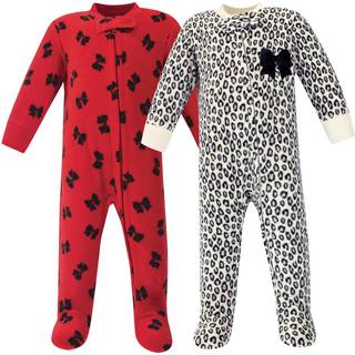 Little Treasure Unisex Baby Fleece Sleep and Play Leopard Bue 6-9 m?neder