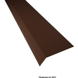 Fodblik / Tagfod. 50-140x2000 mm. - Hvid , 20 års garanti (0,50) , 25-35°