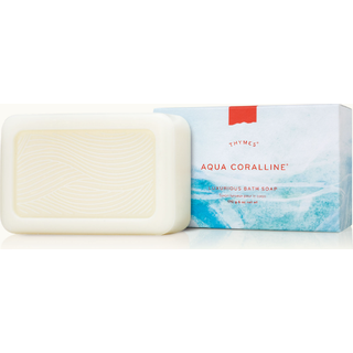 Thymes Aqua Coralline Bath Soap - 6 Oz - Aqua Coralline - Gentle Bar Soap Cleanser