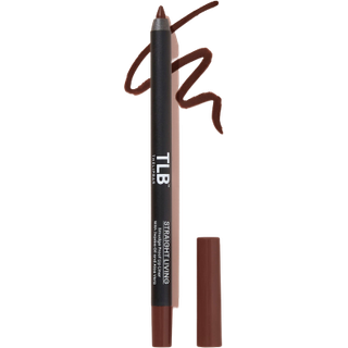 Lip Bar | Straight Line Lip Liner | Vegansk og grusomhed gratis | Lige levende - dybbrun