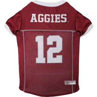 K?ledyrs f?rste NCAA College Texas A&M Aggies Mesh Jersey for Dogs & Cats X-Large. Licenseret hundetr?je med dit foretrukne fodbold/basketball co