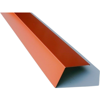 Sideinddækning. 70-100x2000 mm. - Svenskrød , 20 års garanti (0,50)