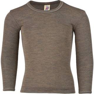 Engel Kinder Unterhemd L/S Merino undertøj Børn størrelse 128 farve grå