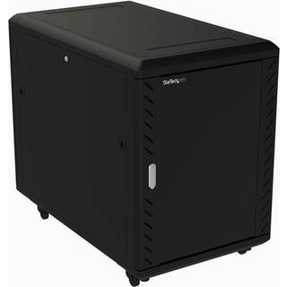 StarTech.com 15U Server Rack Cabinet - Includes Casters and Leveling Feet rack - 15U