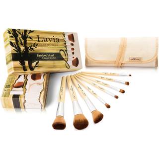 Luvia Cosmetics Brush Brush Set Bamboo's Leaf Set Kosmetikpensel 8 stk. + hørtaske 1 stk. 1 Stk. (299,00 kr / 1 stk.) - 1 Stk.