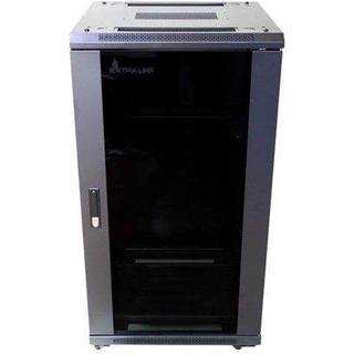 Extralink Rackmount cabinet 27U 600x600 Black standing