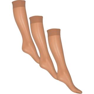 Satin Touch 20 3-pak Knæhøje Strømper, Sort, S