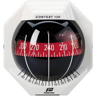 Bådkompas Plastimo Contest 130, Ø127 mm, skotmonteret, hvid