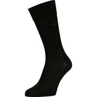 BOSS Business Mercerized Cotton George Dots Sock - Black - Str 43/44