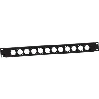 Adam Hall 872213 U-formet Rack Panel 1 Unit til 12 D-Type Chassis