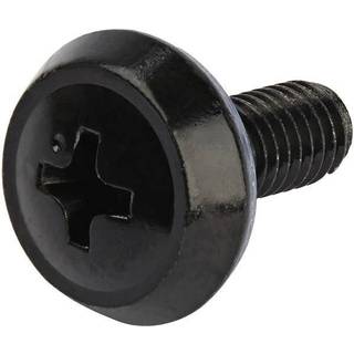 StarTech.com CABSCREW1032 (50-Pack) 10-32 Server Rack Cage Nuts and Screws w/Washers - Rack Mount Hardware Kit