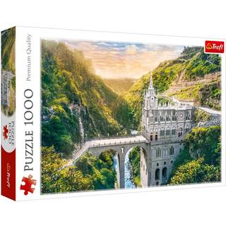TREFL RED 1000 PIECE PUZZLE - LAS LAJAS SANCTUARY COLOMBIA