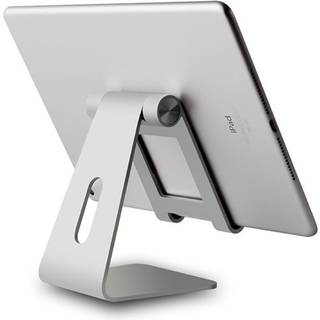 WERGON - Alba - iPhone / Smartphone / Tablet - Aluminium Foldbar Design holder 7-10" - Sølv