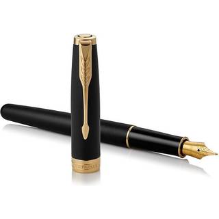Sonnet Matte Black G.T Fountain pen F, Parker 1931516