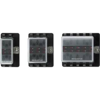 Sikringsholder 1852-Marine, til 6 bladsikringer, med LED-diode, 100 A