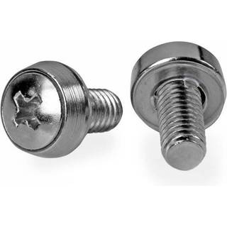 StarTech.com 12-24 Server Rack Screws - 50 pack - Nickel-plated rack screws