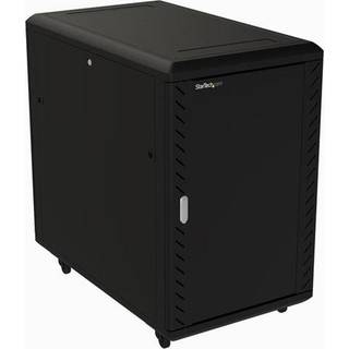 STARTECH 18U SERVER RACK CABINET - INCLUDES CASTERS LEVELING FEET RACK
