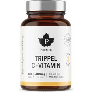 Trippel C-vitamin 120 kapsler