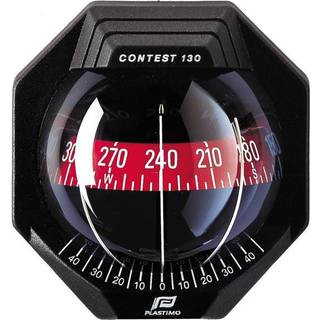 Bådkompas Plastimo Contest 130, Ø127 mm, skotmonteret, sort