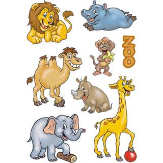 Herma stickers Decor zoo dyr (3)