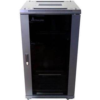 Extralink Rackmount cabinet 22U 600x600 Black standing