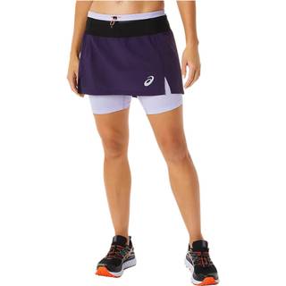 Asics Women's Fujitrail Skort Night Shade/Vapor, XS