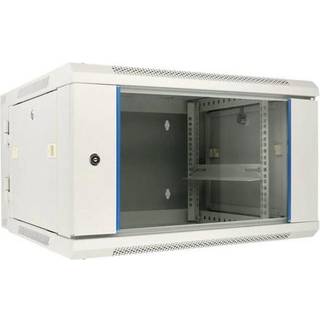 Extralink Rackmount cabinet 6U 600x600 AZH Gray wall mounted, swing type