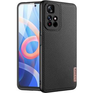 DUX DUCIS Fino Poco M4 Pro 5G cover med vævet overflade - Sort