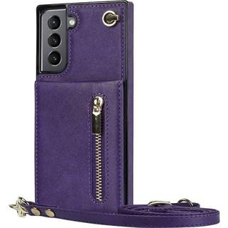 Zipper halskæde cover Samsung Galaxy S24 FE - Lilla