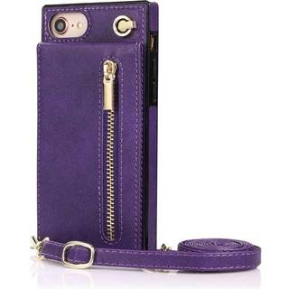 Zipper halskæde etui Apple iPhone 7 - Lilla