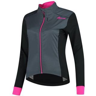 Rogelli Contenta Cykeljakke - Sort / Blå / Koral - Størrelse X-Small
