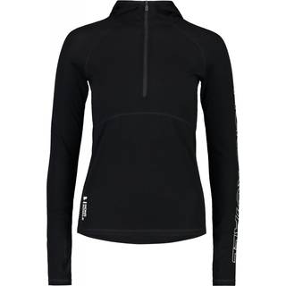 Mons Royale Women's Bella Tech Hood Merino undertøj Damer størrelse S farve sort
