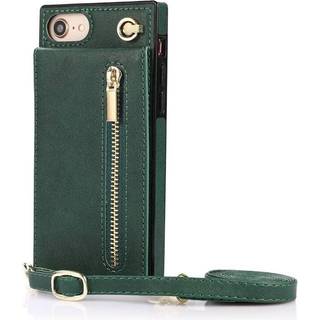 Zipper halskæde etui Apple iPhone 7 - Grøn