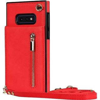 Zipper halskæde etui Samsung Galaxy S10e - Rød