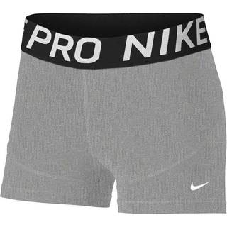 Nike Girls' Pro 3" Shorts Junior, Grey - 7-8Y