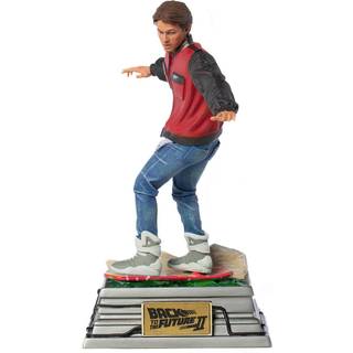 Iron Studios - Back To The Future: Marty McFly on Hoverboard - Figur