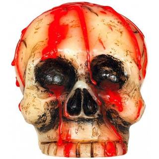 Blutige Totenkopf Kerze 10cm