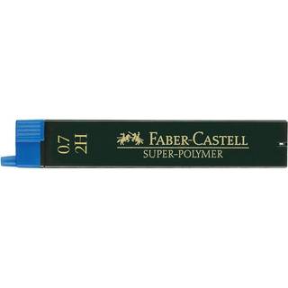 Faber-Castell blyantstifter refill – 0,7 mm 2H. Indeholder 12 stifter.