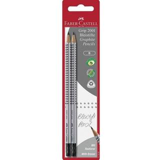 Faber Castell Pencil Grip 2001 with eraser 2 pcs