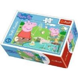 Peppa Gris: Peppas Glade Dag - mini puslespil med 54 brikker - forskellig