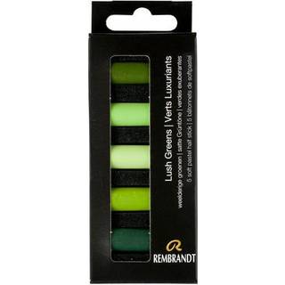 Soft Pastel Lush greens 5 stk