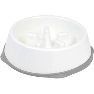 IRIS USA 4 kopper Slow Feeder Hundeskl Anti-kvlning Anti-Slip Let at rengre Interaktivt puslespil Legetj Sund fordjelse Lange tryne Hunde Ka