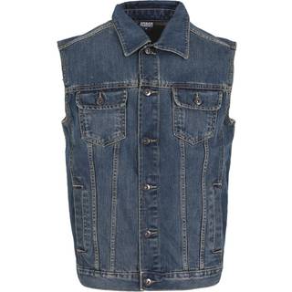 Urban Classics Denim Vest Lyseblå - M