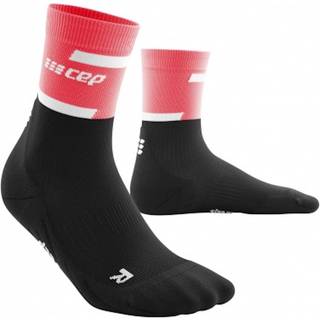 CEP Kompressionsstrømper Mid Cut V4, Str. 45-48, Sort/Pink - Herre, Optimal støtte til løb