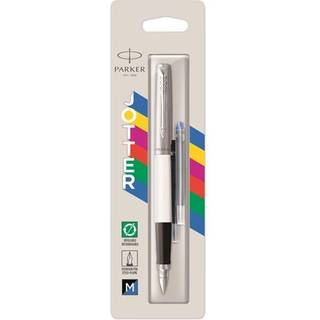 Jotter Originals Fyldepen White M Blå, Parker 2096871, 6stk