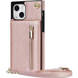 Zipper halskæde etui Apple iPhone 13 Mini - Rose